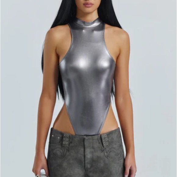 Nebra bodysuit silver - Picture 1 of 1